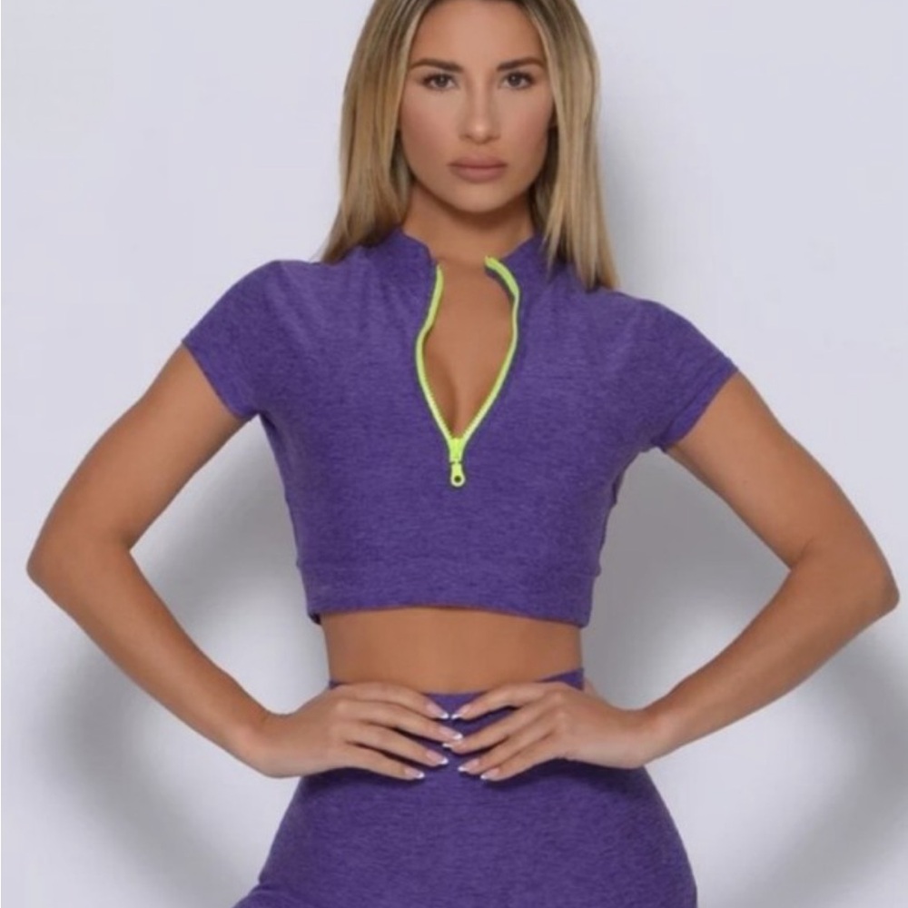 Purple Kids Half-Zip Top Small